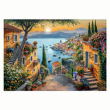 Clementoni jigsaw puzzle art staircase to the harbor, 1500st.