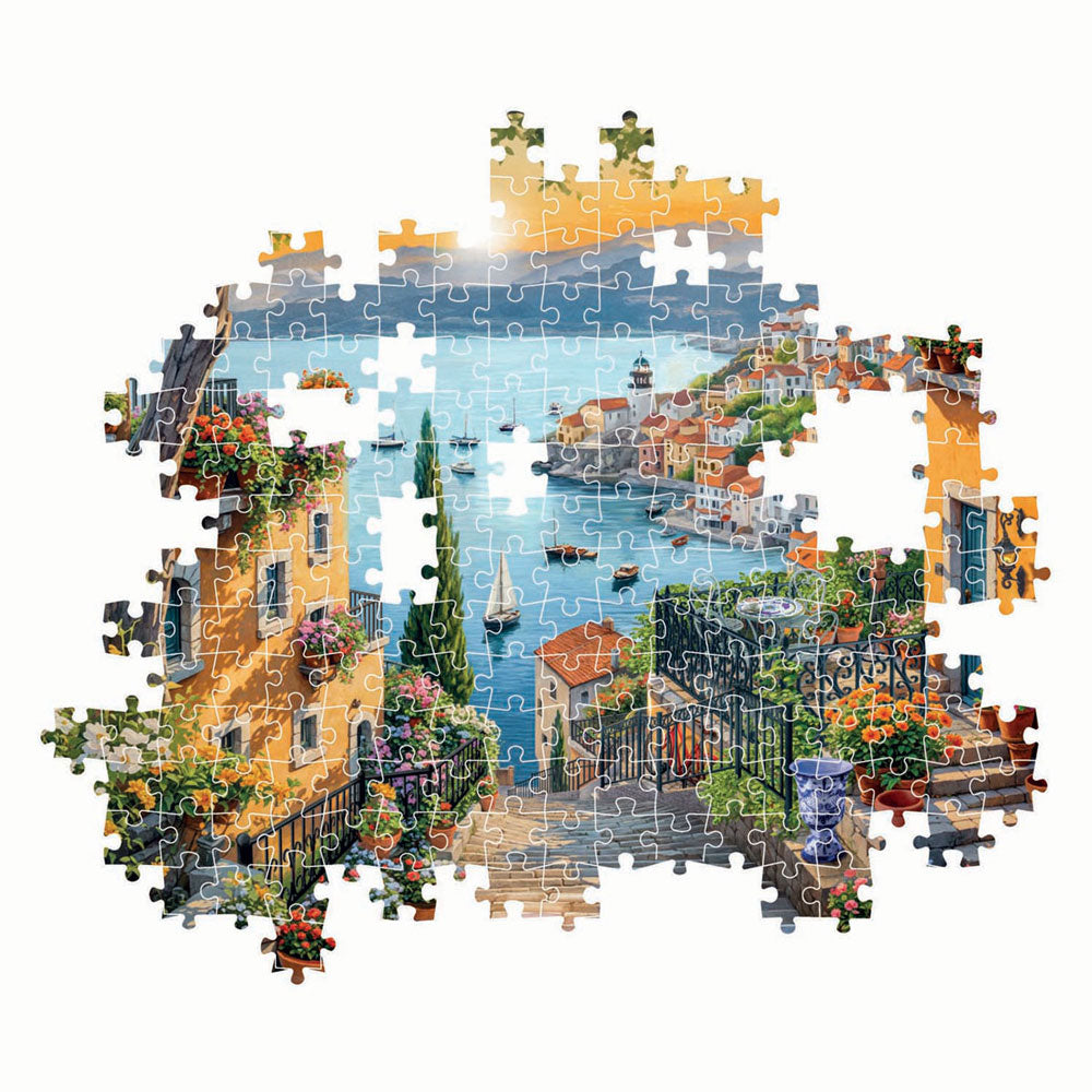 Clementoni jigsaw puzzle art staircase to the harbor, 1500st.