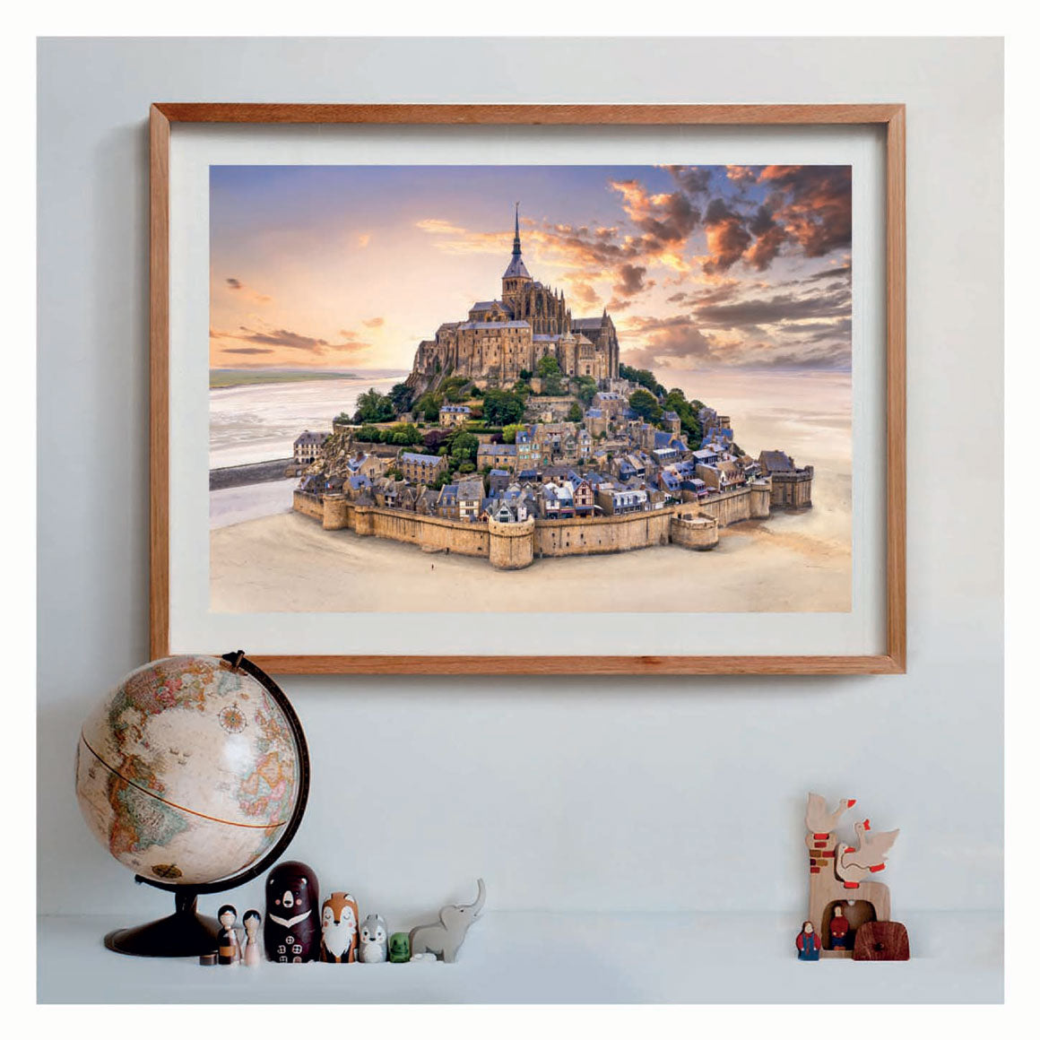 Clementoni legpuzzel mont saint-michel, 1500st.