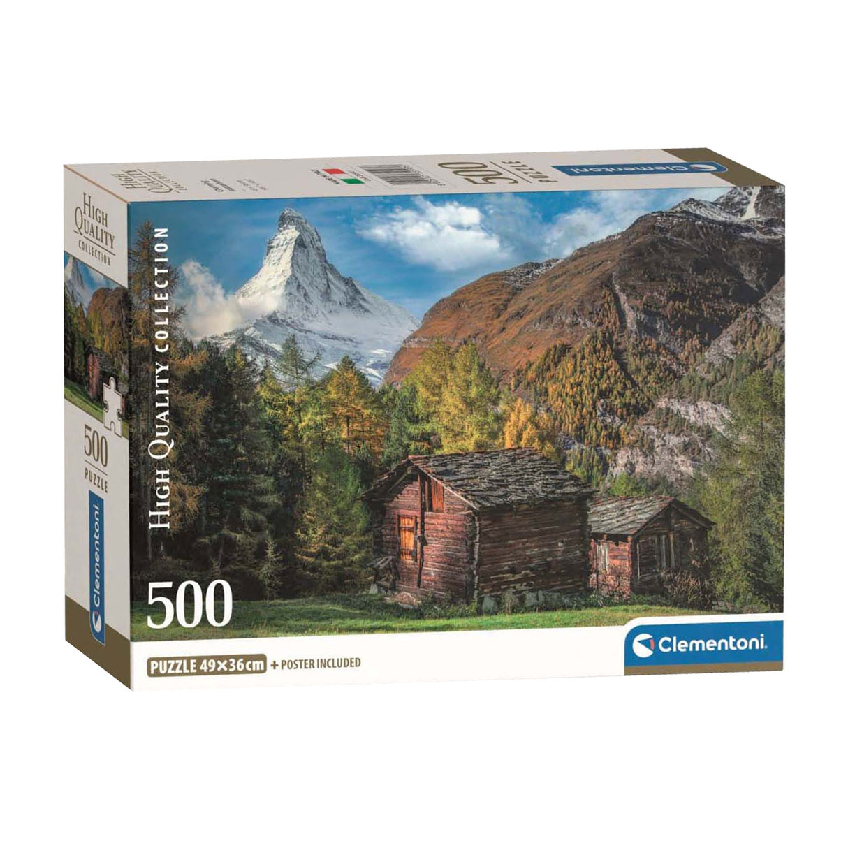 Clementoni jigsaw puzzle charming matterhorn, 500 pcs.