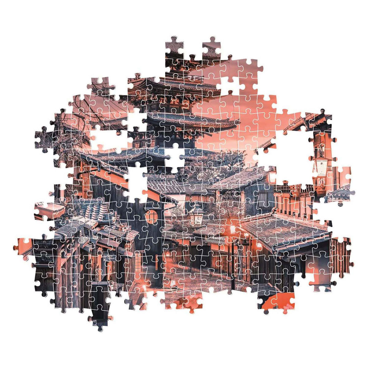 Clementoni Jigsaw Puzzle Evening en Kioto, 500º.