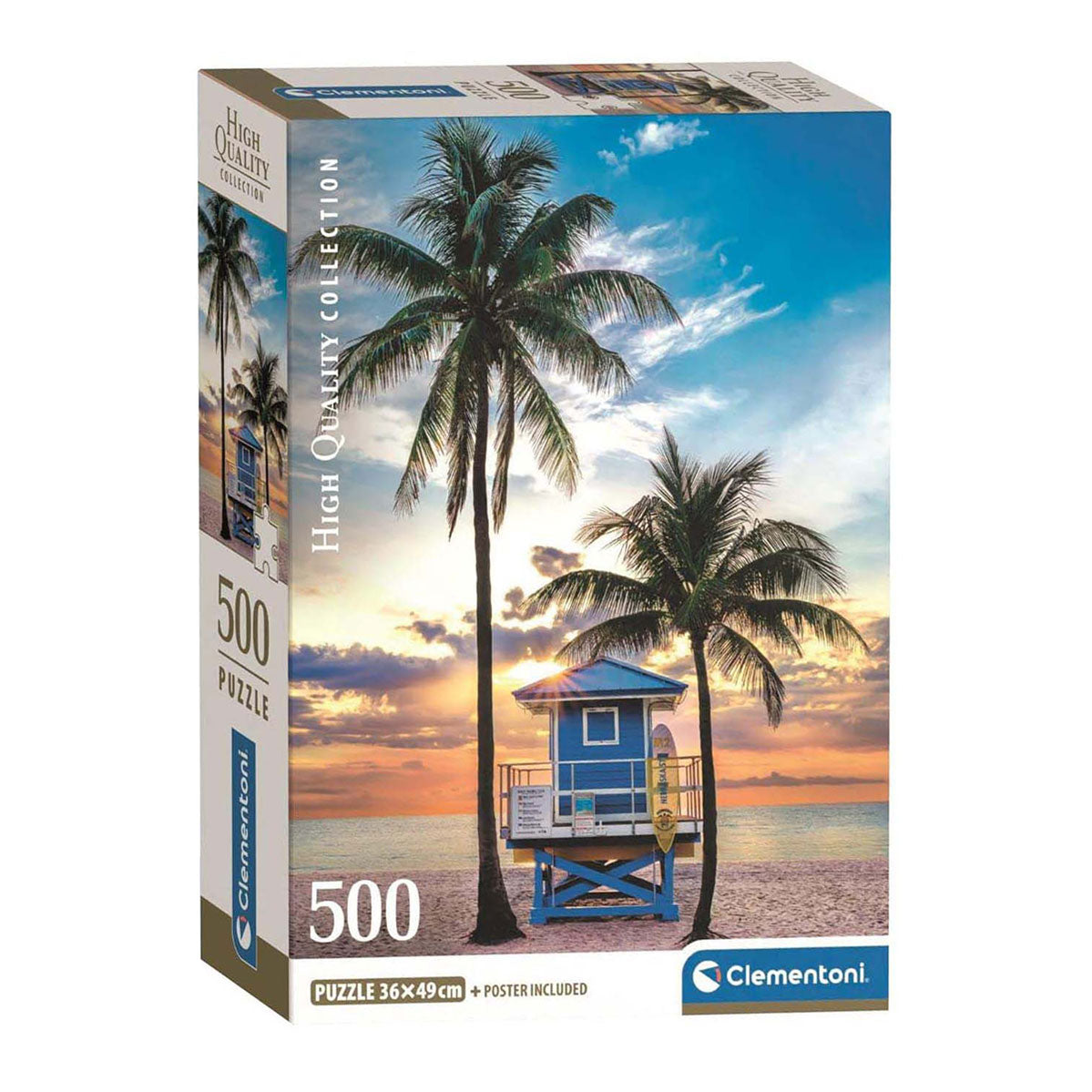 Clementoni puzzle Miami Beach Floride, 500 pcs.