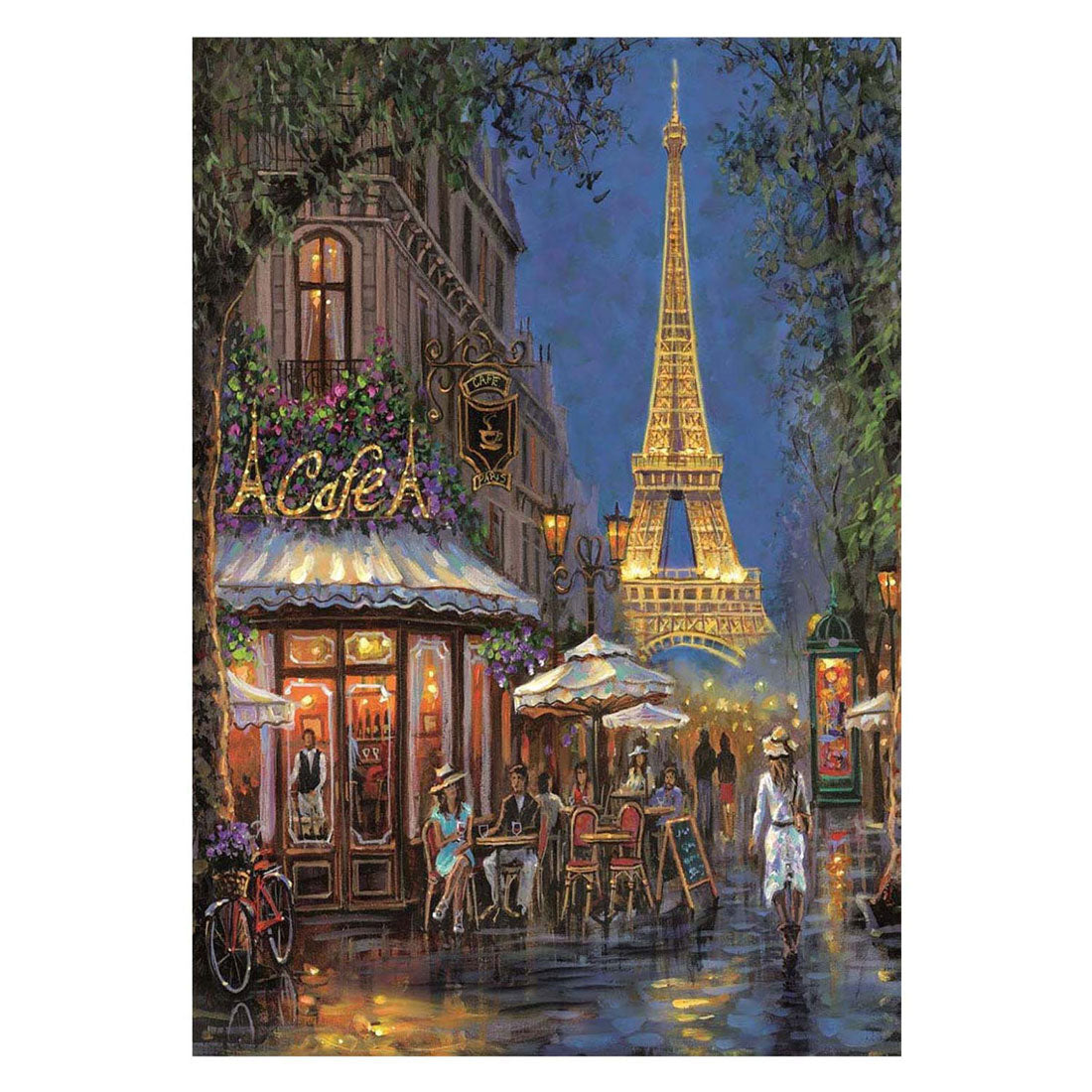 Clementoni Jigsaw Puzzle w Eiffel Cafe, 500st.