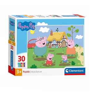 Clementoni puzzle peppa pig, 30 pièces.