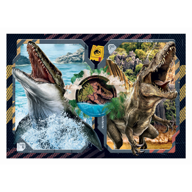 Clementoni puzzle jurassic world, 2x60pcs.