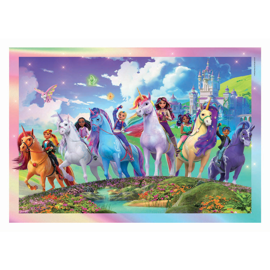 Clementoni puzzle unicorn academy - 104 pieces.