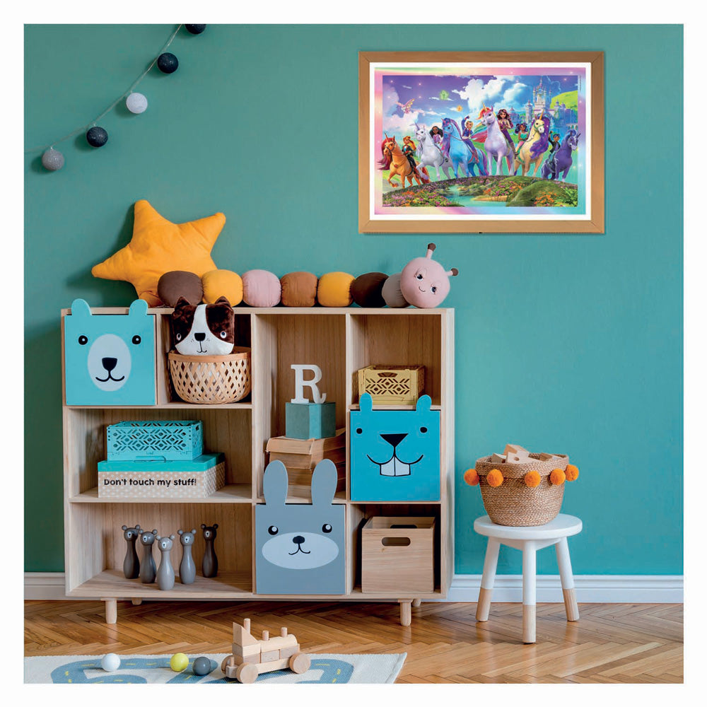 Clementoni puzzle unicorn academy - 104 pieces.