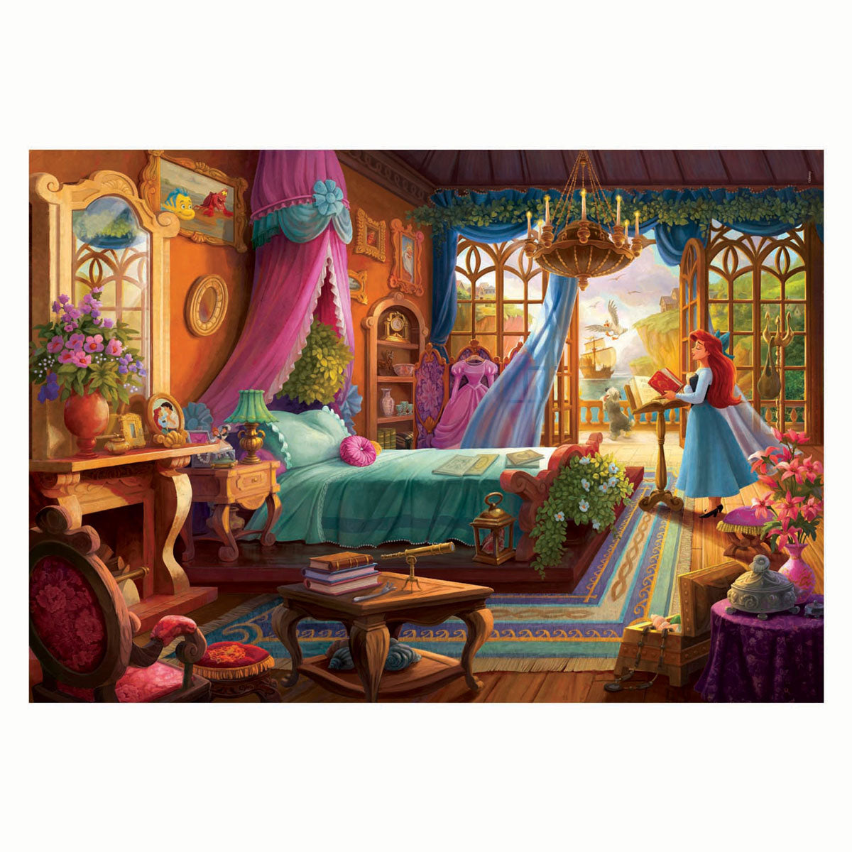 Clementoni legpuzzel ariel ever after - 500st.