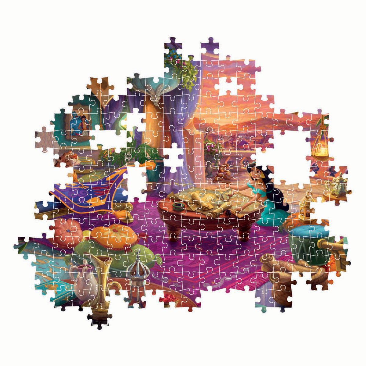 Clementoni legpuzzel jasmine ever after - 500st.
