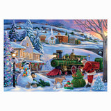 Clementoni Christmas Train Puzzle - 500 Pieces