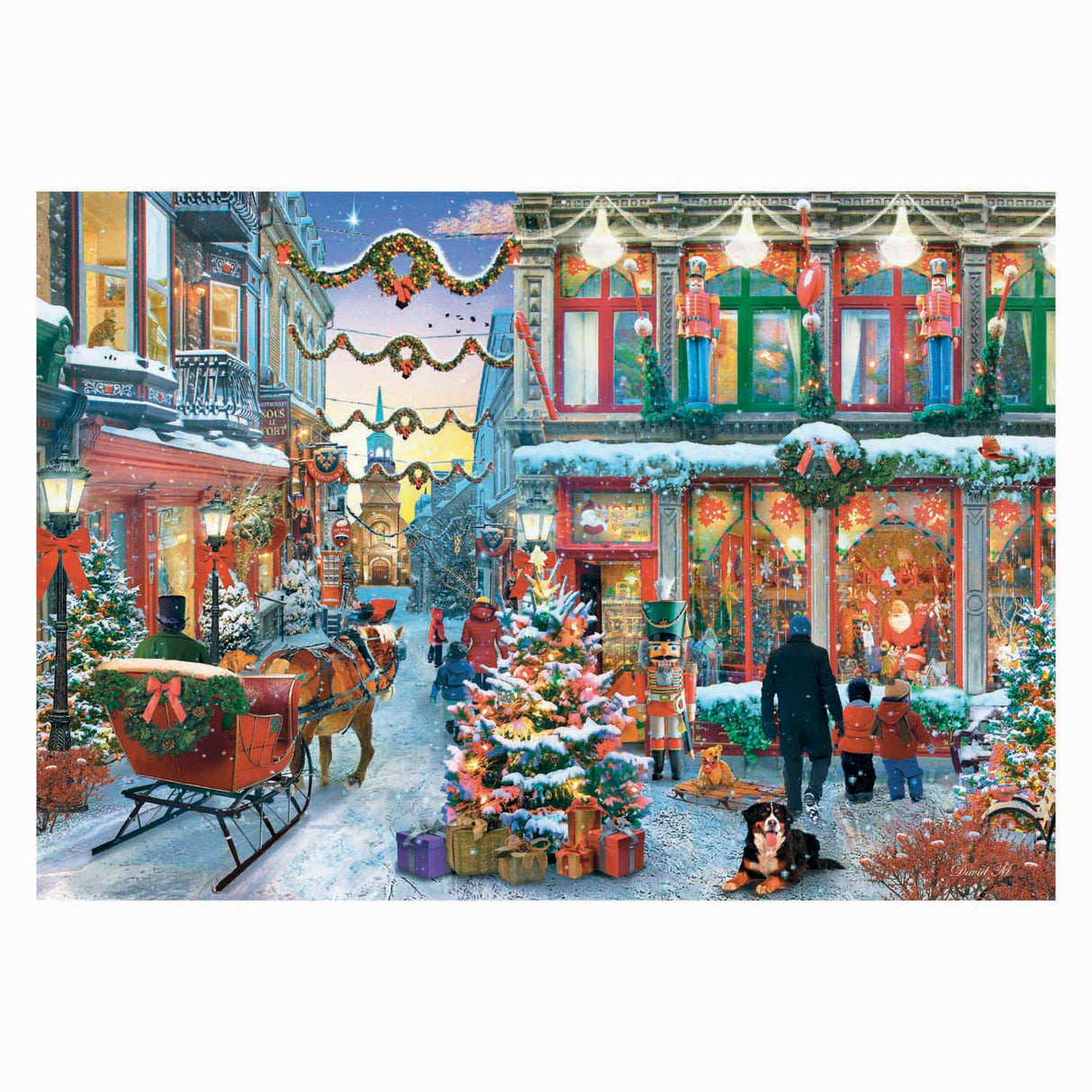 Clementoni jigsaw puzzle the joy of Christmas - 500 pcs.