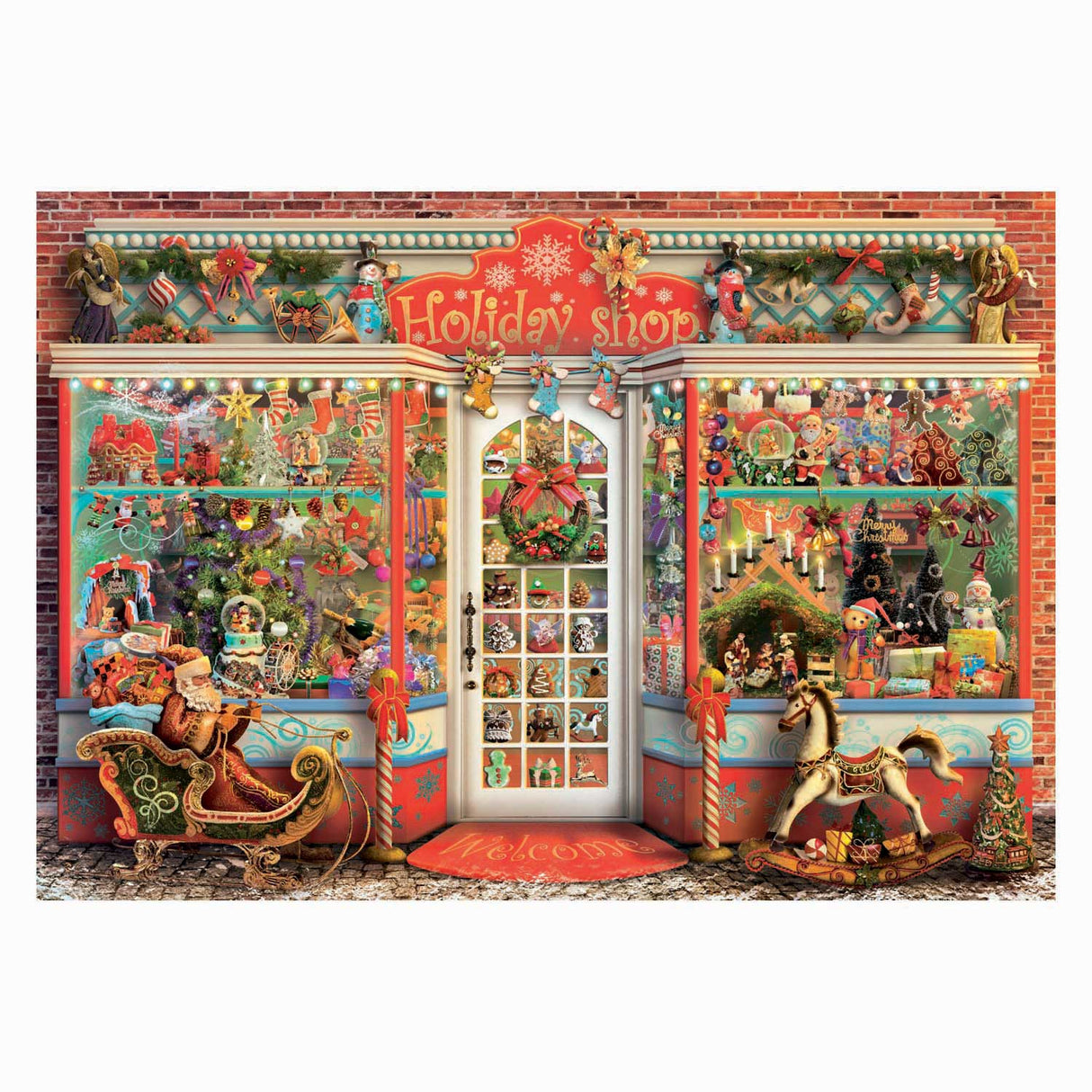 Clementoni Christmas Shop Jigsaw Puzzle - 1000 Pieces