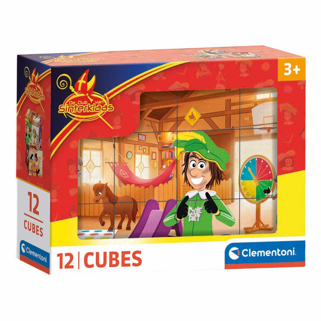Clementoni blok puzzle Sinterklaas - 12 kos.
