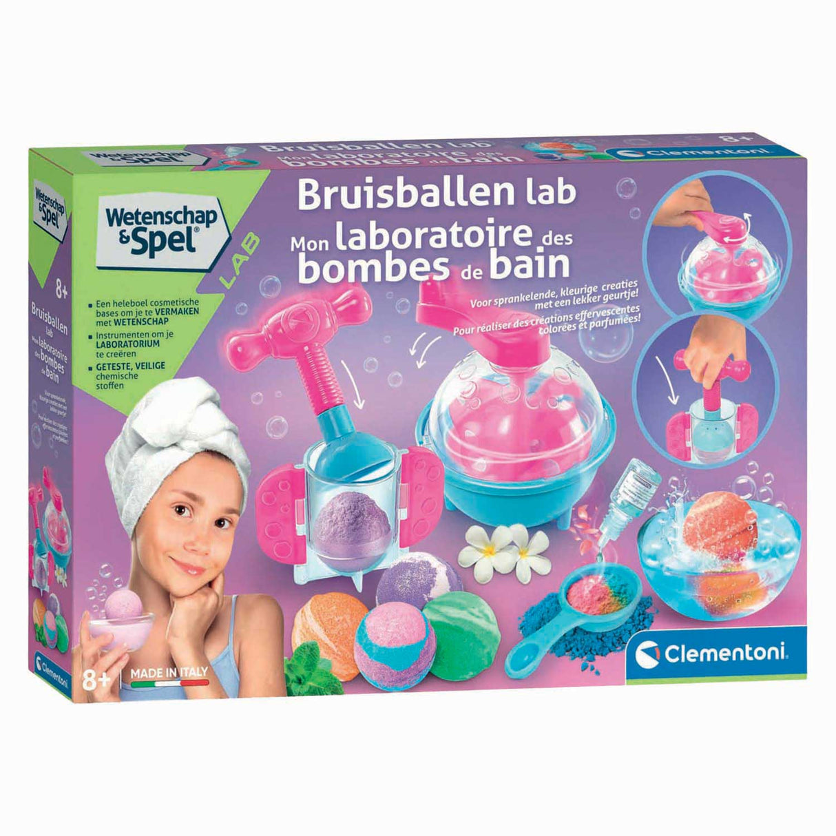 Clementoni science game bath bombs lab