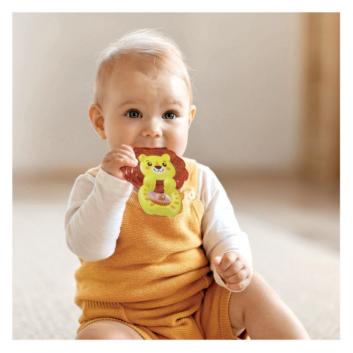 Clementoni baby cooling teether lion