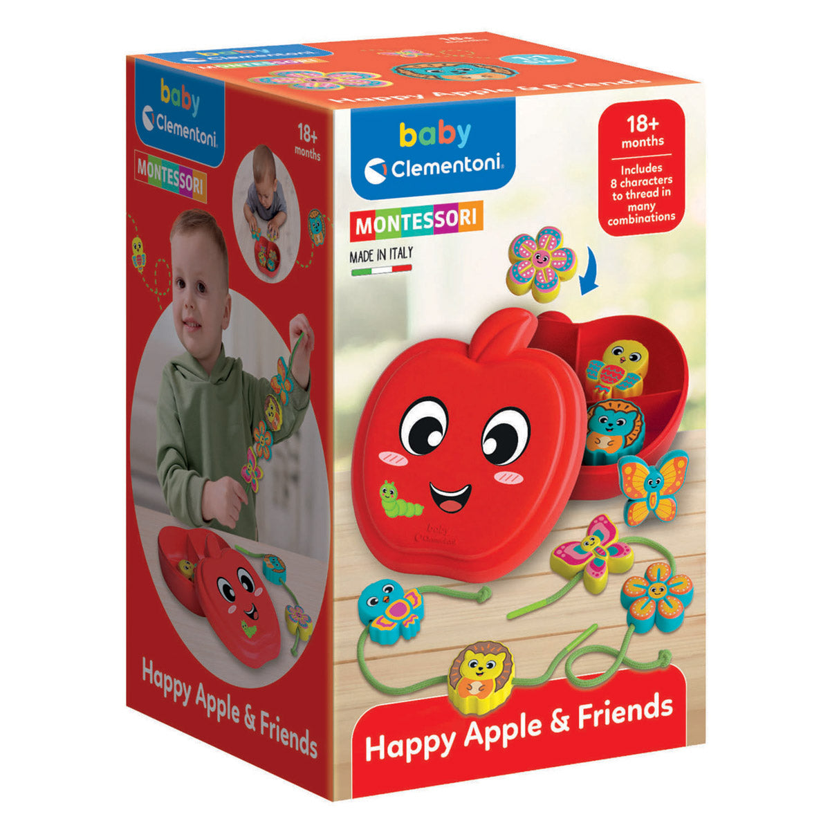 Clementoni baby activity toy beads laces
