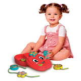 Clementoni baby activity toy beads laces