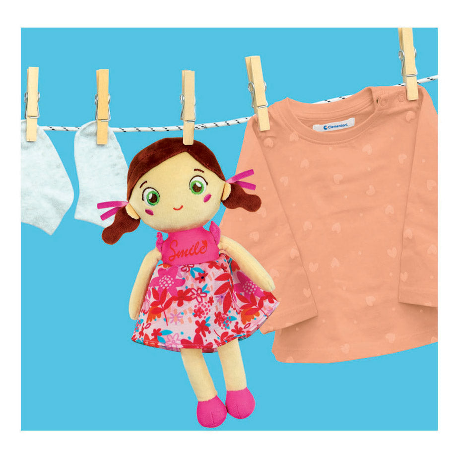 Clementoni Baby Soft Plush Doll Pink Lilly
