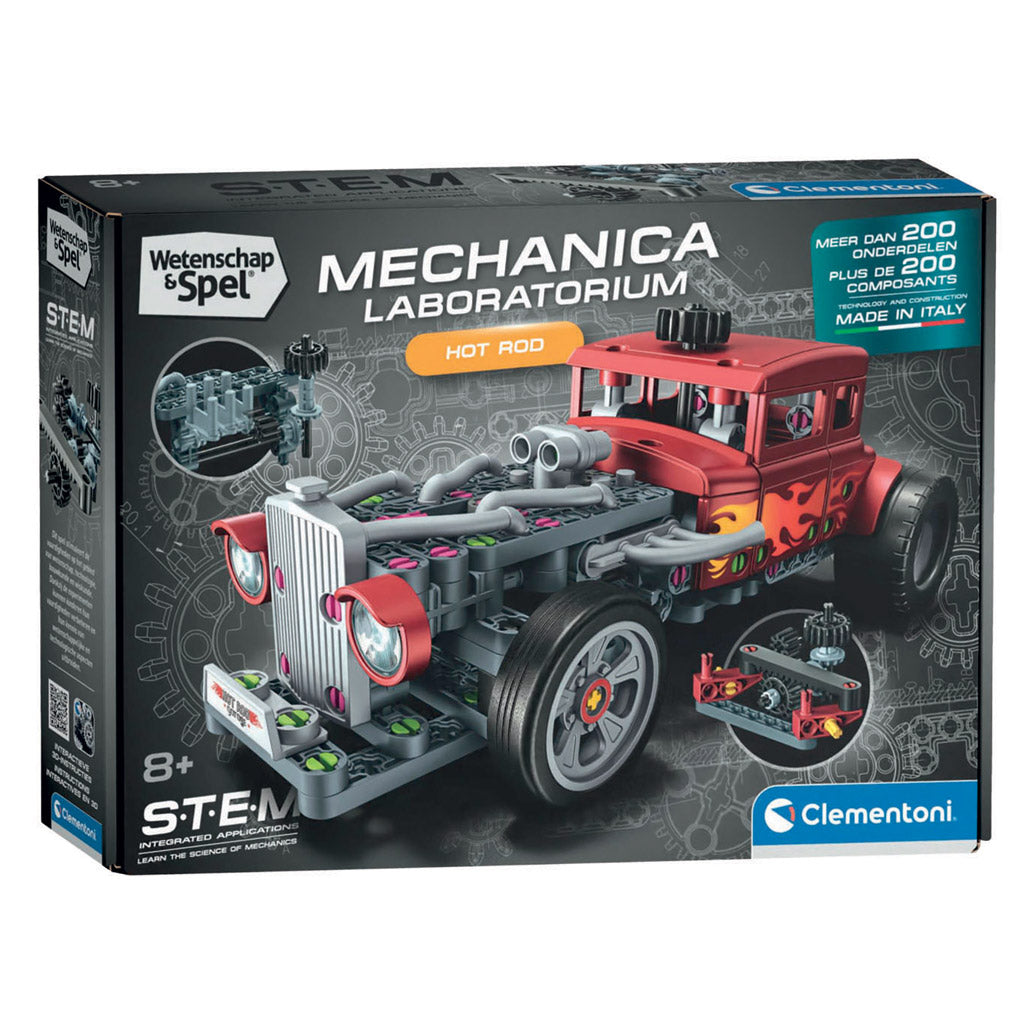 Clementoni science game hot rod - 200+ pcs.