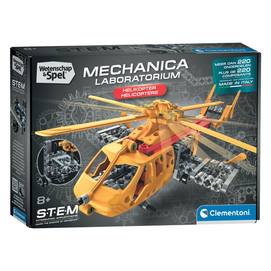 Clementoni Science game helicopter - 220+ pcs.