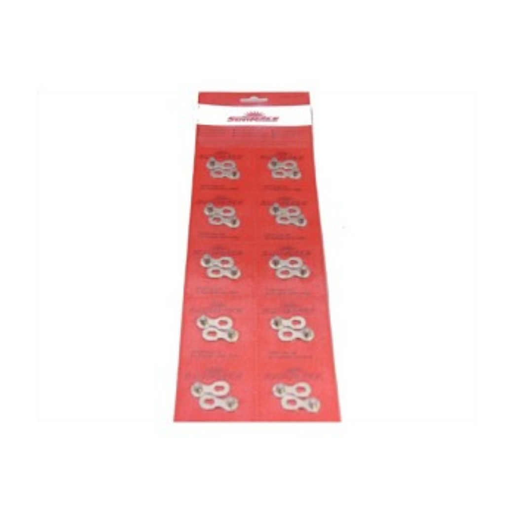 Sunrace Chain Link 7-8 Velocità 10 pezzi - argento