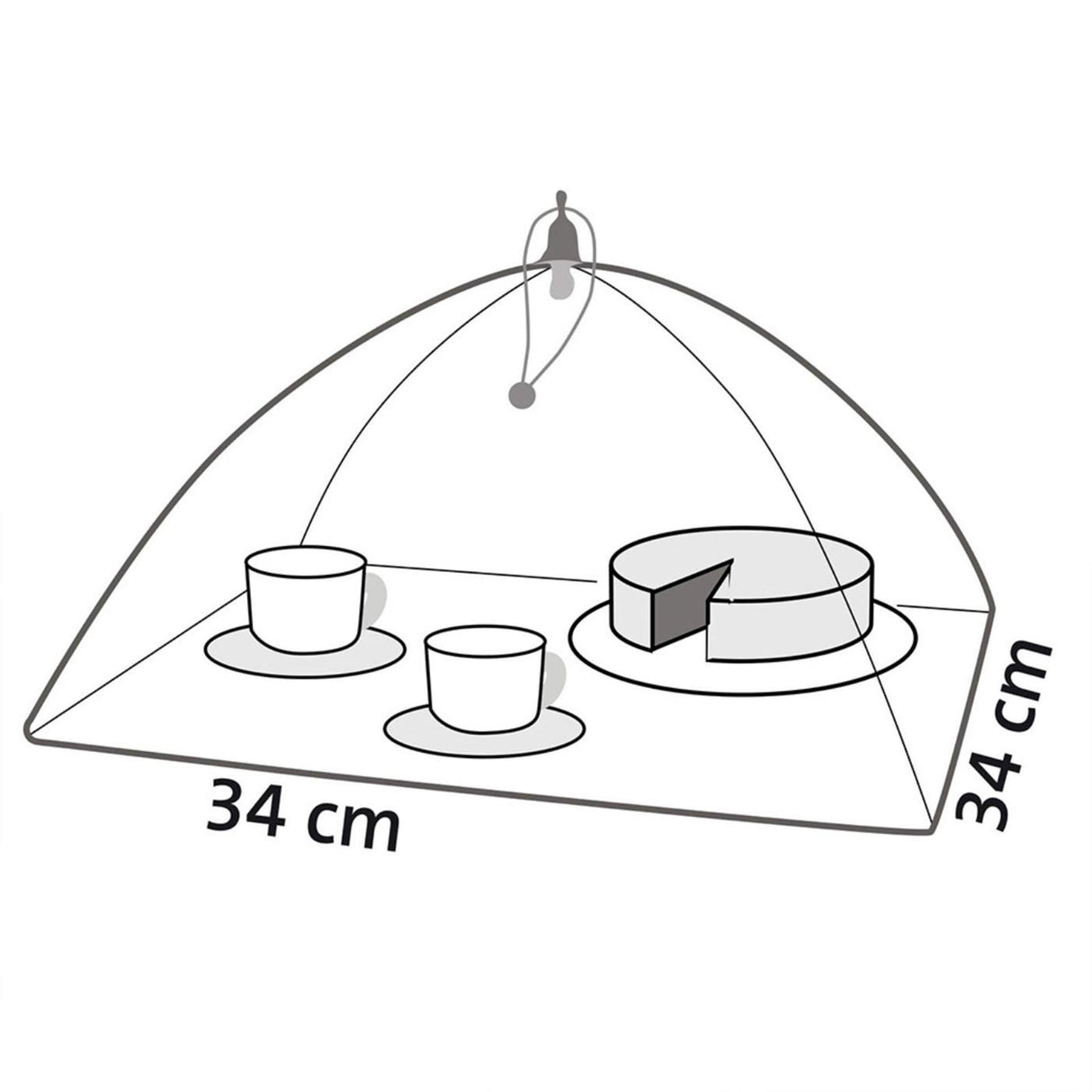 Westmark Fly Hood 34x34 cm | 2 stk