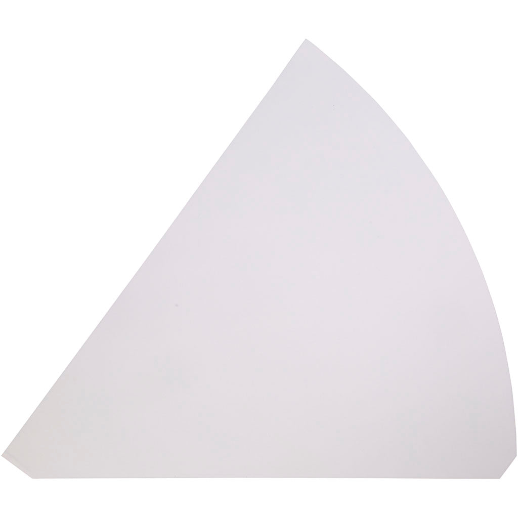 Creativ company cones, h: 68 cm, d 20 cm, white, 5 pieces 1 box