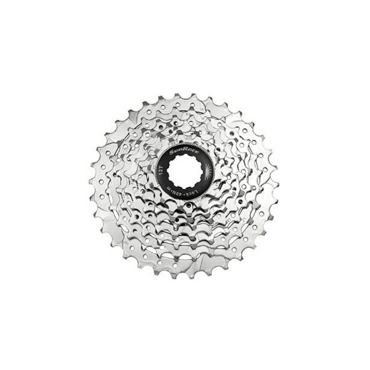 Sunrace CSM63 7 Speed ​​Cassette 12-28T Prata na caixa