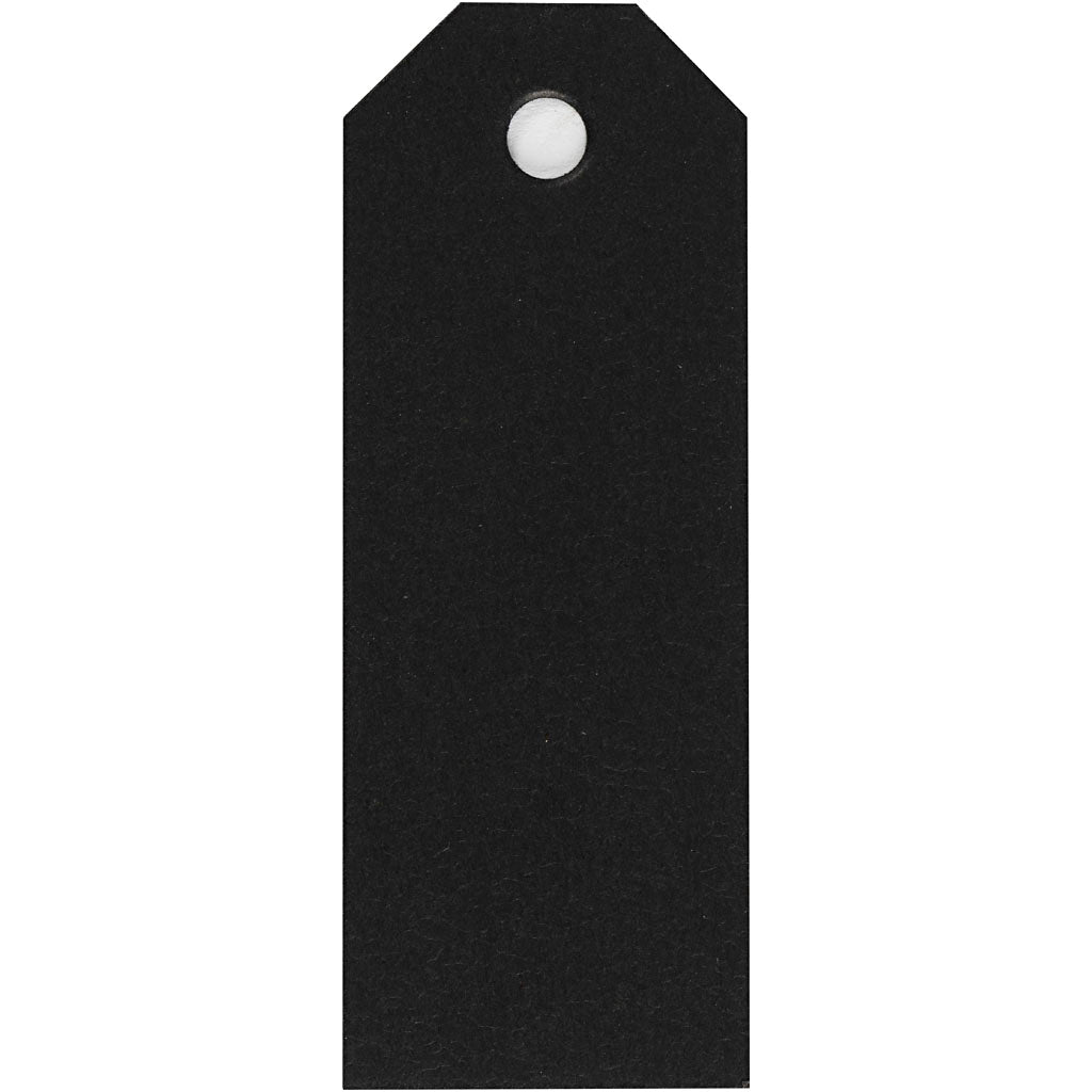 Creativ Company Manilla Labels Black, 20st.