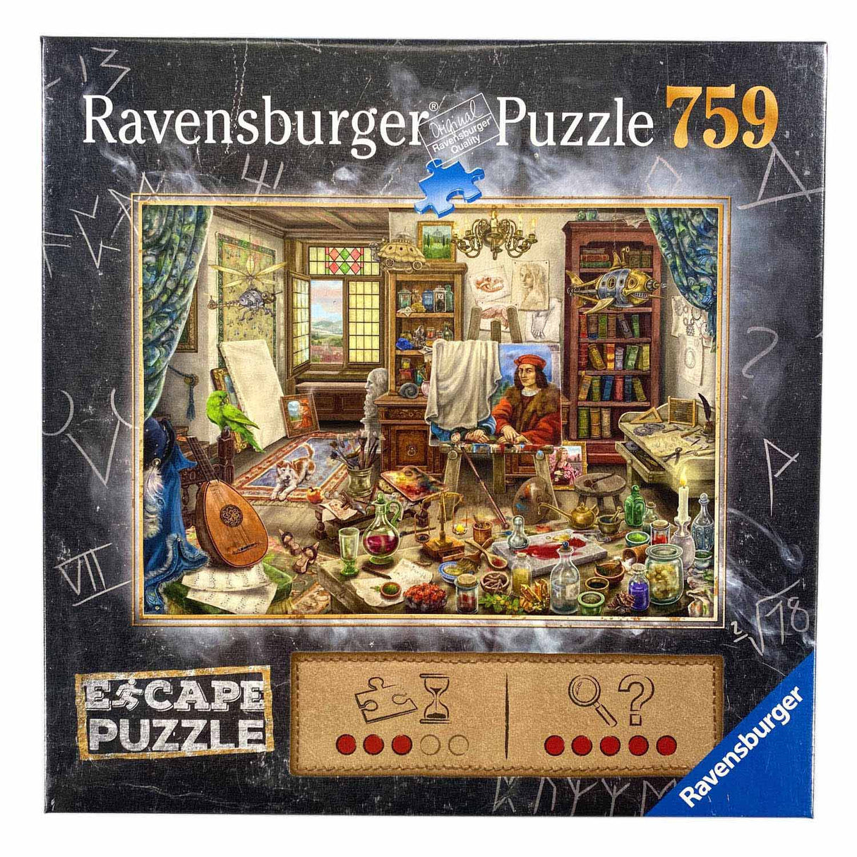Puzzle di fuga Ravensburger - da vinci, 759 pezzi.