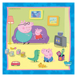 Ravensburger perhe ja ystävät peppa pig palapeli, 3x49 kpl.