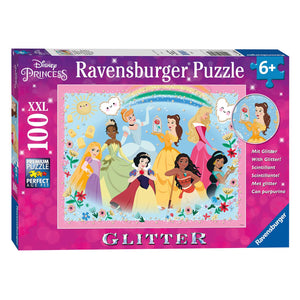 Ravensburger Disney Princess Glitter Puzzle, 100 pcs. XXL