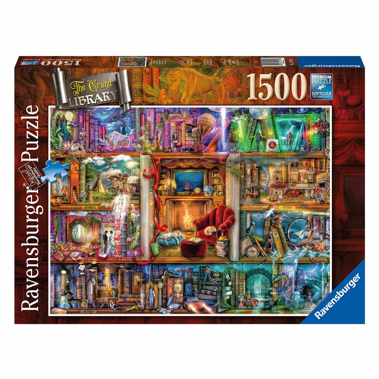 Ravensburger The Large Library Legpuzzle, 1500st.
