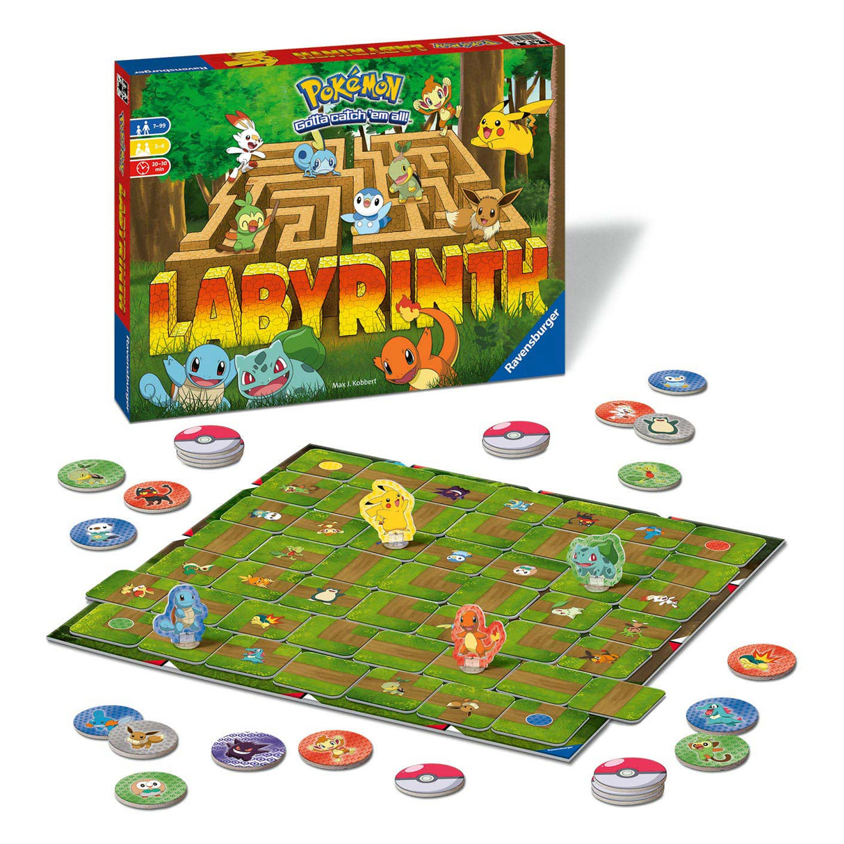 Juego de mesa de laberinto de Ravensburger Pokémon
