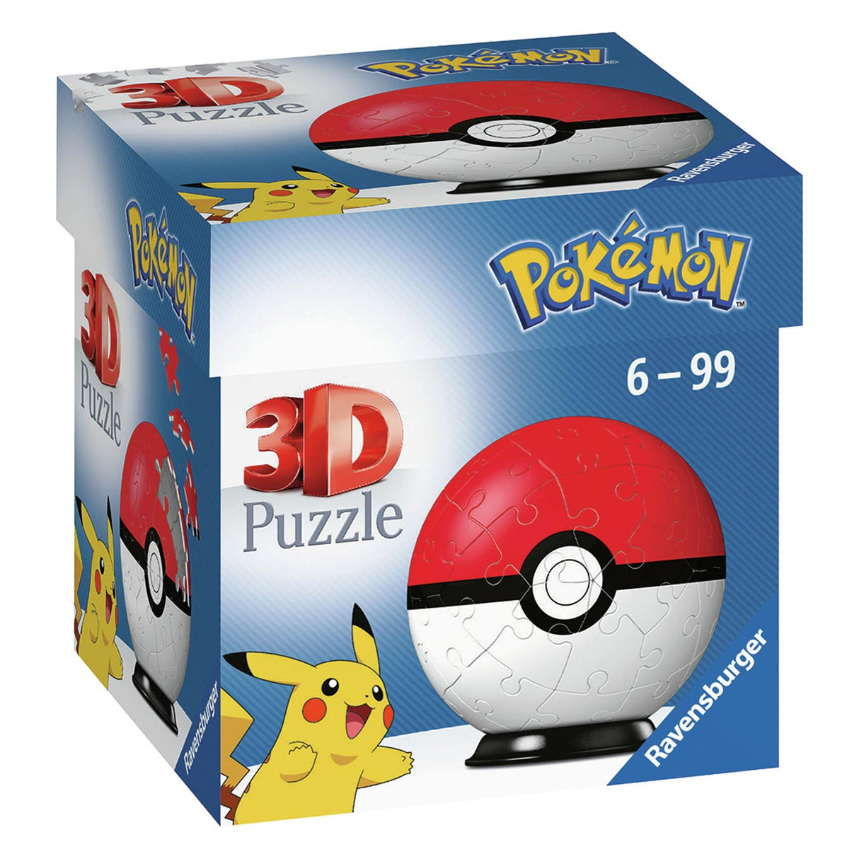 Ravensburger Pokémon Pobeball 3d Puzzle, 54st.