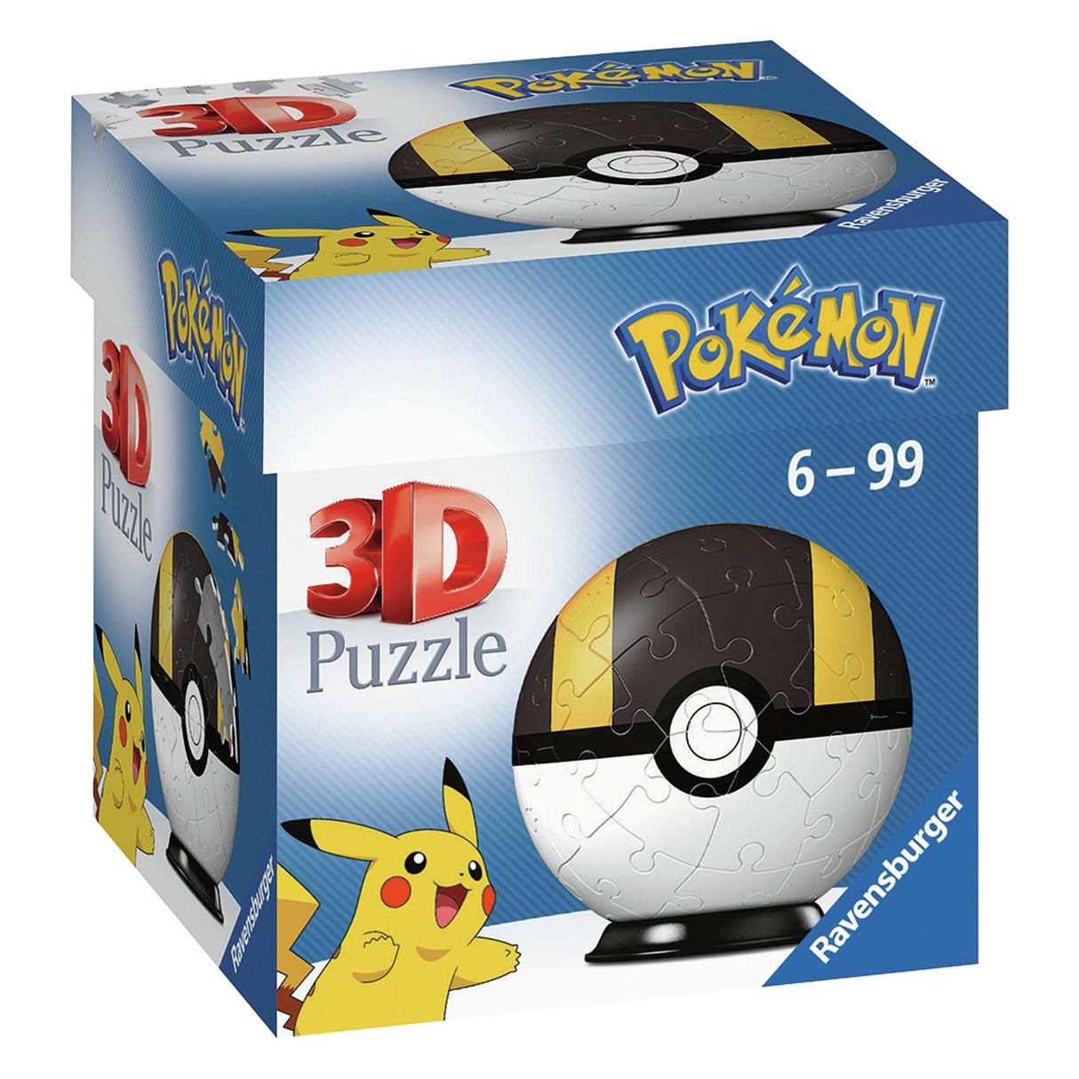 Ravensburger - Pokémon Ultra Ball 3D Puzzle 54 pezzi