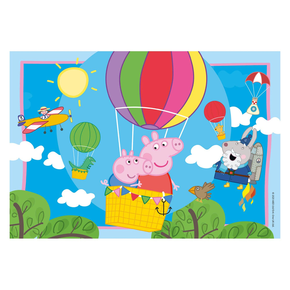 Ravensburger - The adventures of Peppa Pig Leg puzzle 12 pieces