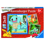Pokémon Ravensburger: Charmander, Bulbasaur e Squirtle