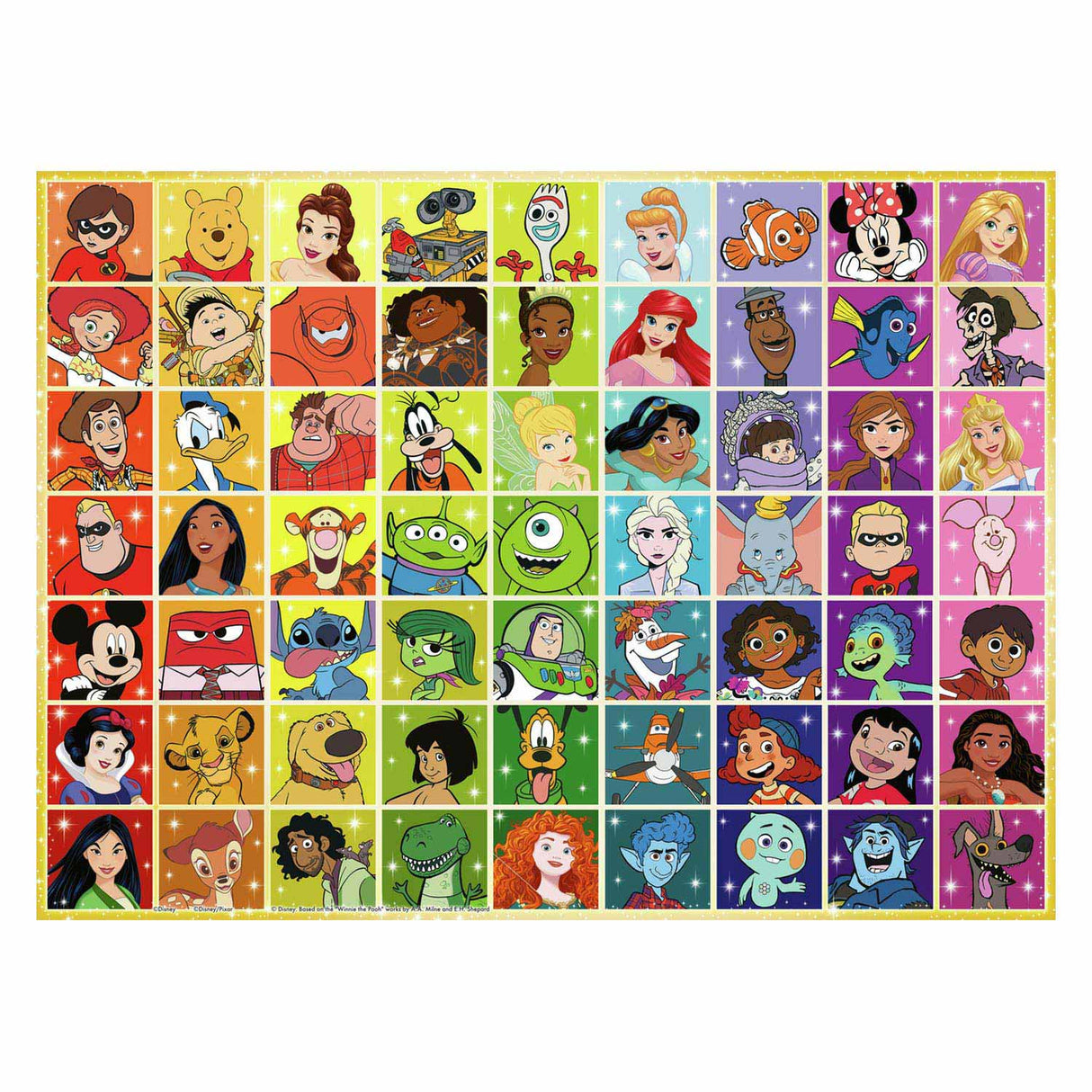 Ravensburger collage jigsaw puzzle, 100th.