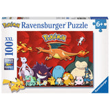 Ravensburger pokémon puzzle, 100 pcs. xxl