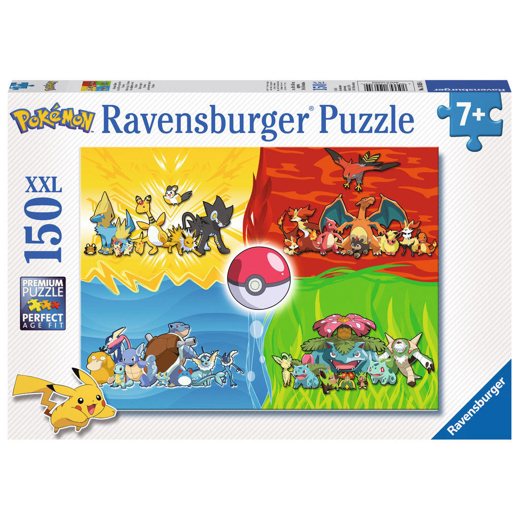Ravensburger pokémon puzzel, 150st. xxl