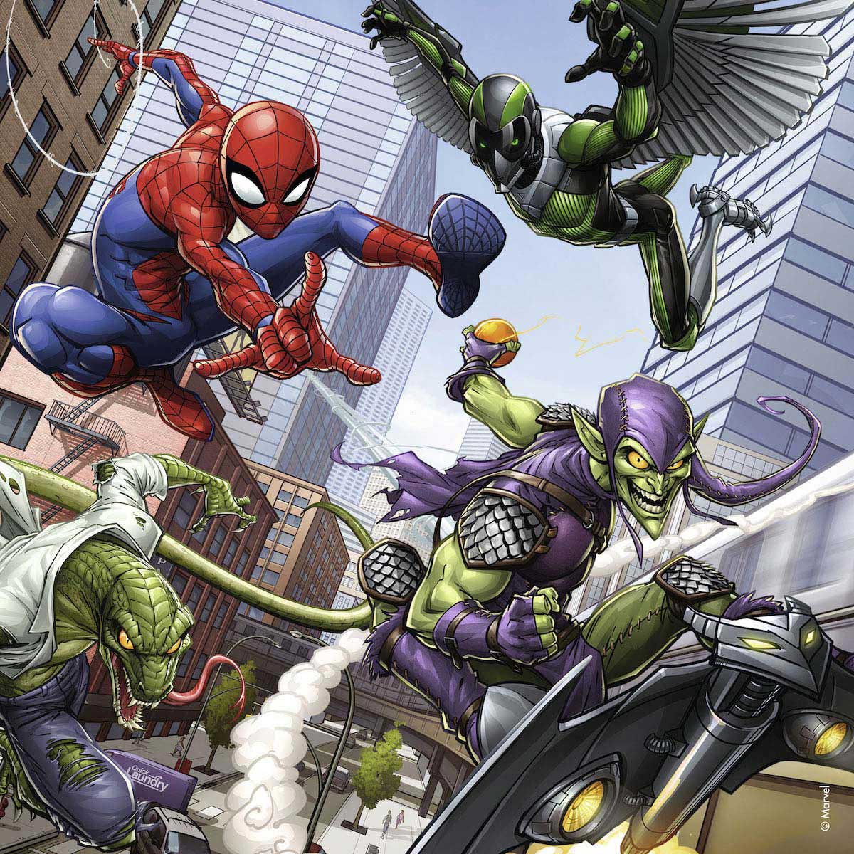 Ravensburger Spiderman Puzzle, 3x49st.