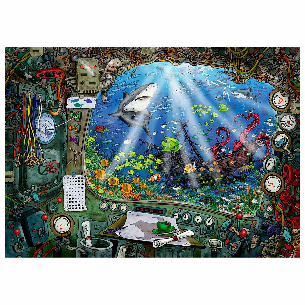 De Ravensburger Flucht Raum Puzzle - de Subar, 759st.