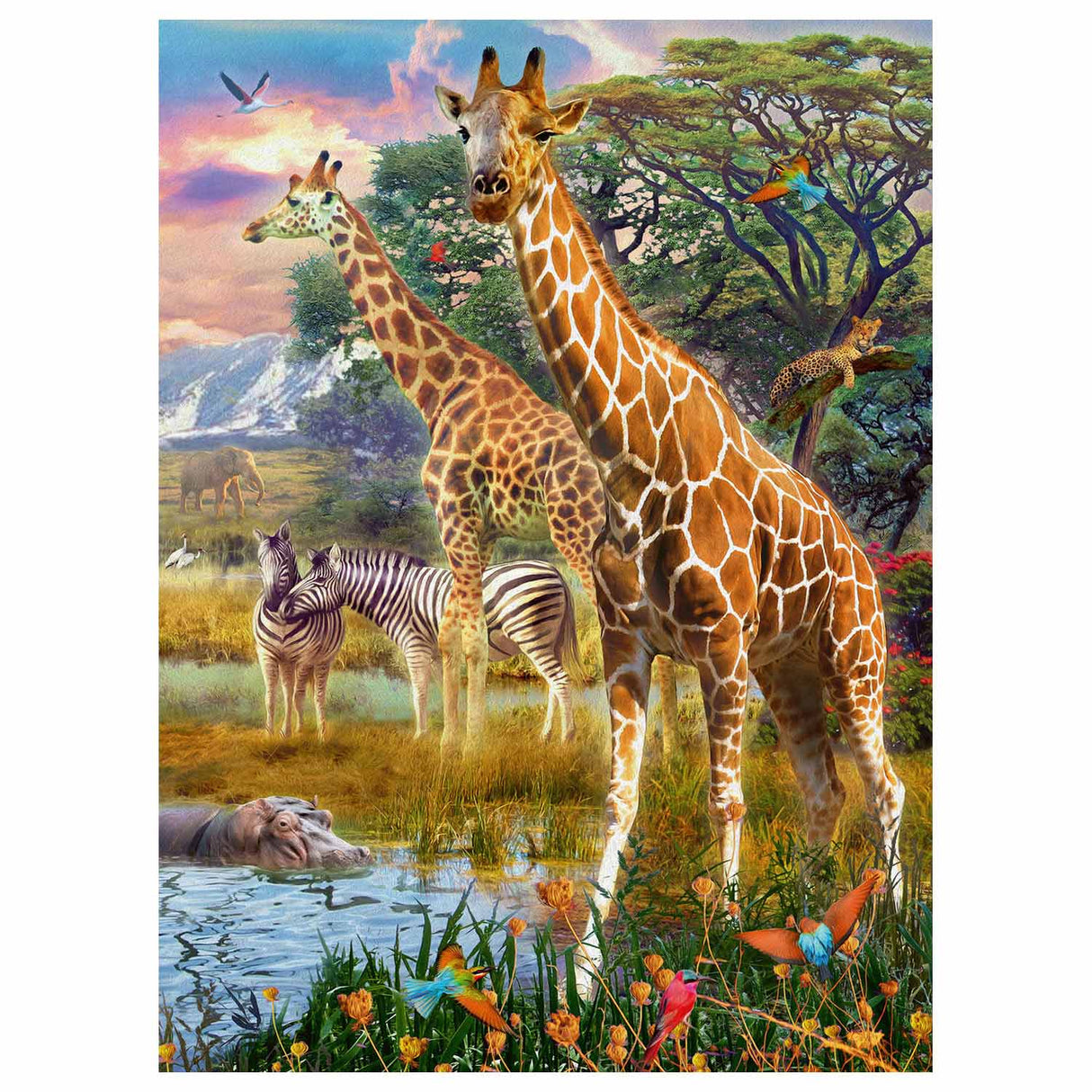 Ravensburger - Colorful savannah 150 pieces XXL
