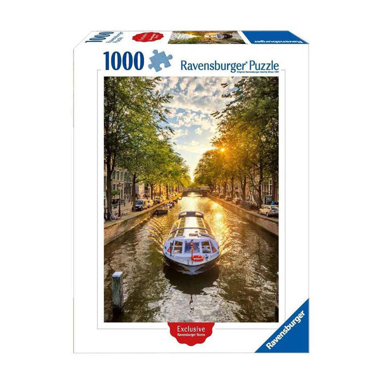Ravensburger puzzle Amsterdam cruise 1000 pieces