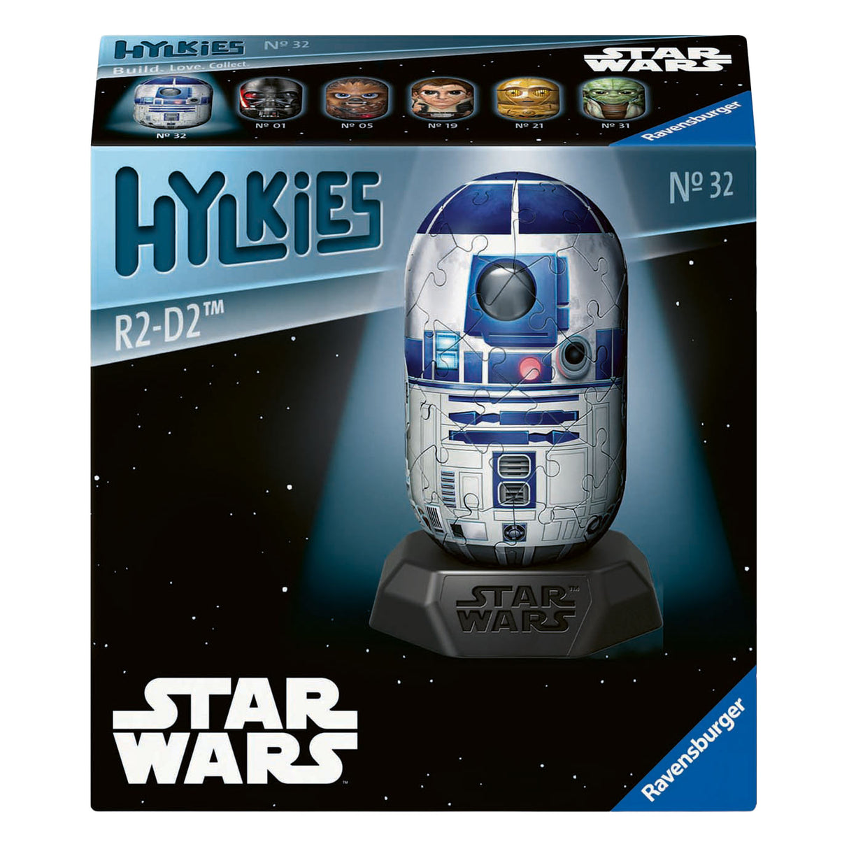 Ravensburger 3D Puzzle Hylkies Star Wars R2D2 - 54 Stéck.