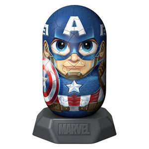 Ravensburger Puzzle 3D Hylkies Marvel Capitan America - 54 pezzi.