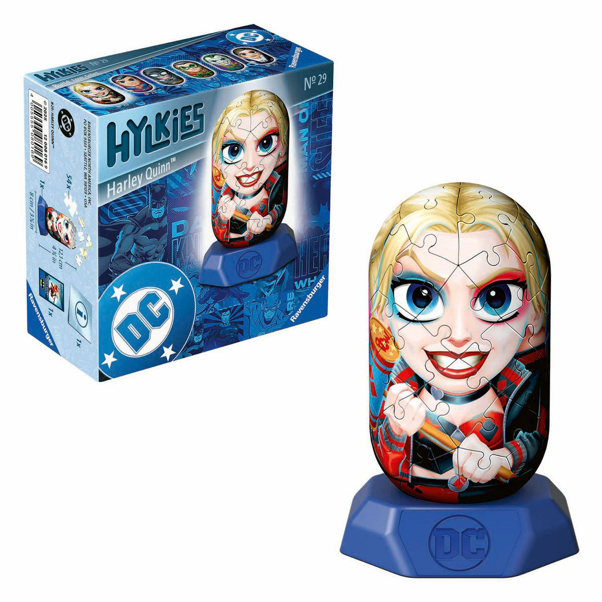 Puzzle 3D Ravensburger Hylkies DC Harley Quinn - 54 pezzi.