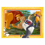 Quebra-cabeça Ravensburger Disney Lion King - 4 quebra-cabeças