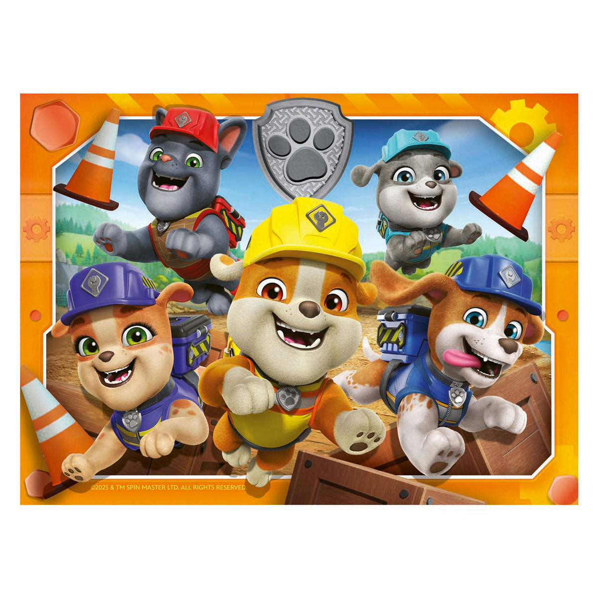 Ravensburger legpuzzel rubble crew - 4 puzzels